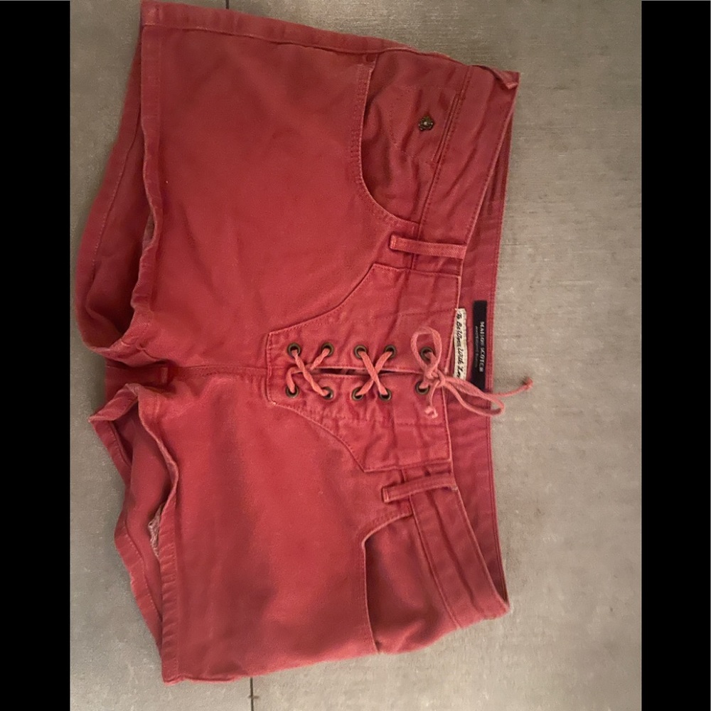 Maison scotch Mauve jean shorts.